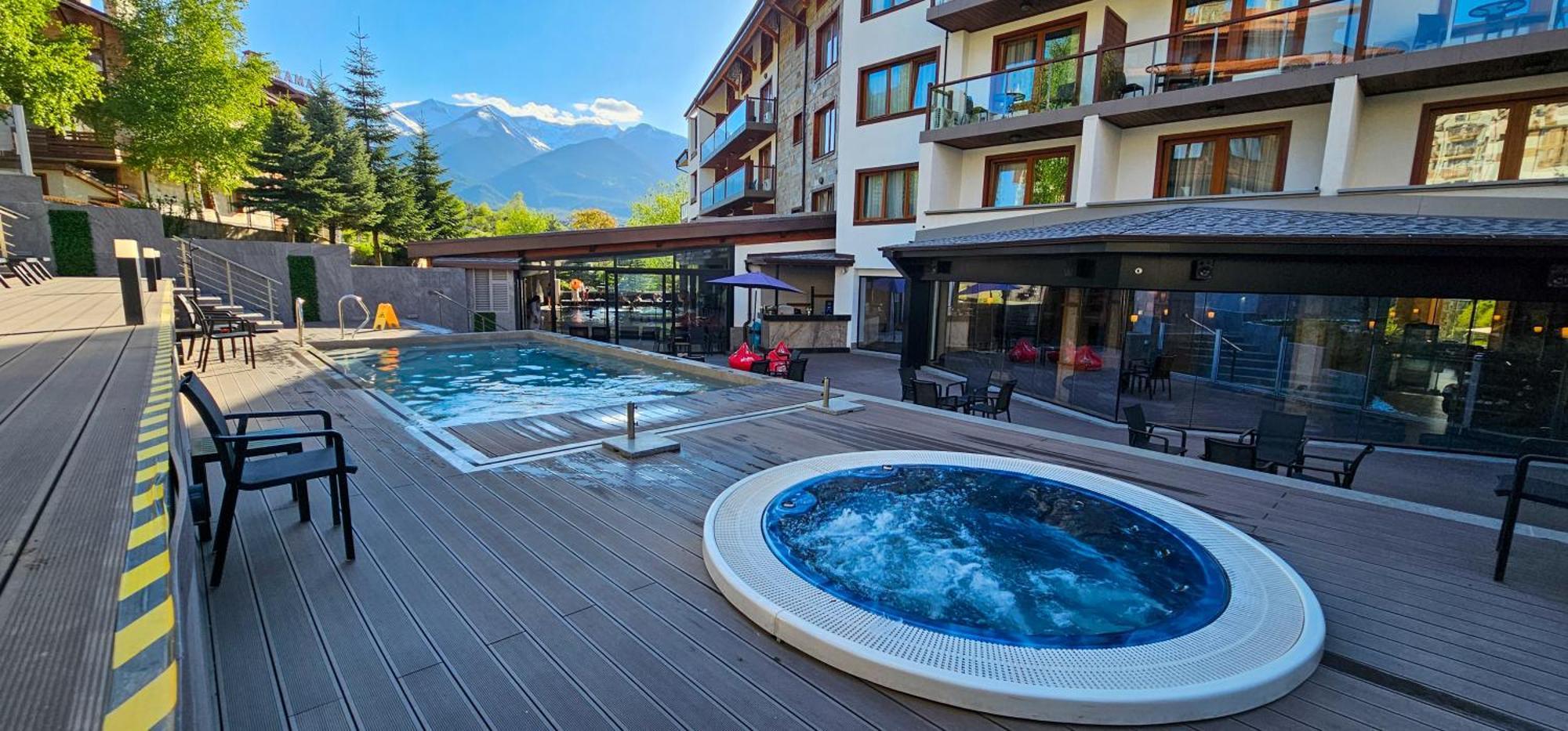 Apartmanica Double Room Apartment 101-12, Big Terrace, St Ivan Rilski 4 Star Spa Resort, บันสโก ภายนอก รูปภาพ